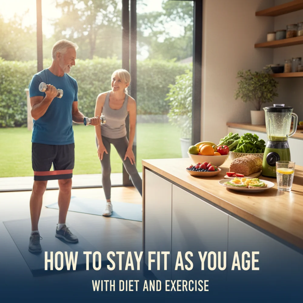 How to Stay Fit as You Age with Diet and Exercise